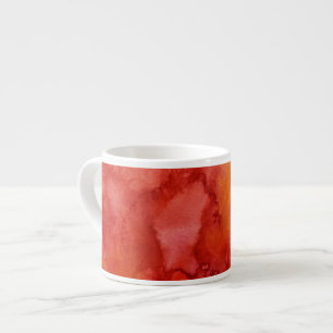 Tasse Expresso Fond de peinture d'aquarelle