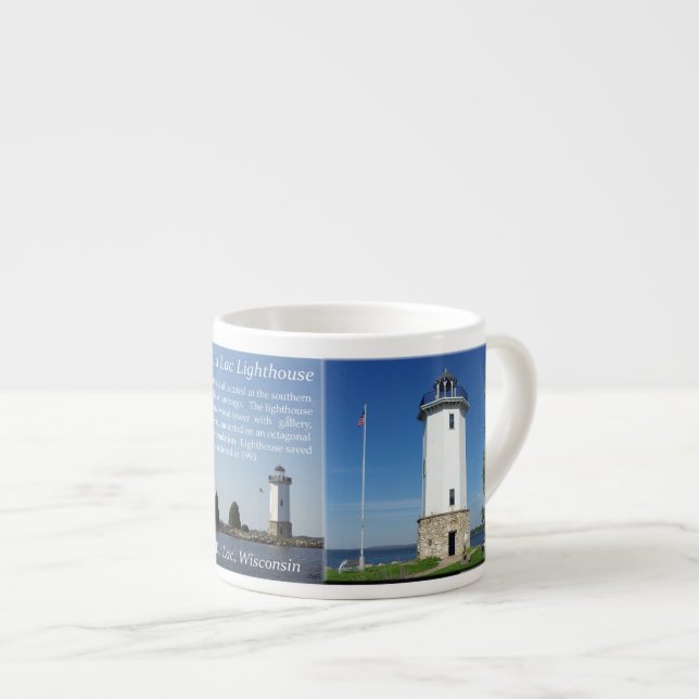 Tasse Expresso Fond Du Lac Lighthouse espresso mule (Devant droit)