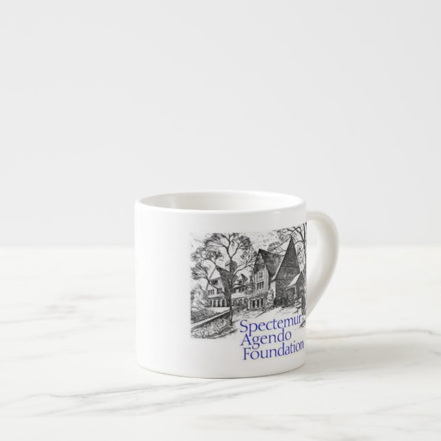 Tasse Expresso Fondation Spectemur Agendo Mug (Devant droit)