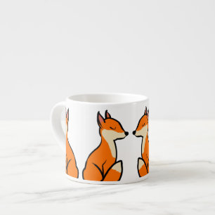 Tasse Expresso Foxes personnalisables