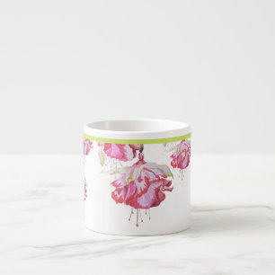 Tasse Expresso Fuchsias exotiques sur une Musique Espresso