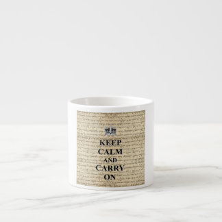 Tasse Expresso Gardez le calme et continuez