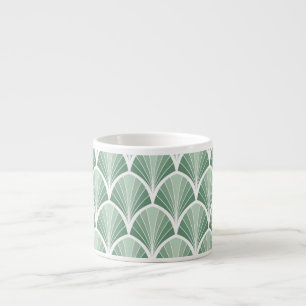 Tasse Expresso Géométrique Classique : Style Art Déco Sans Couleu