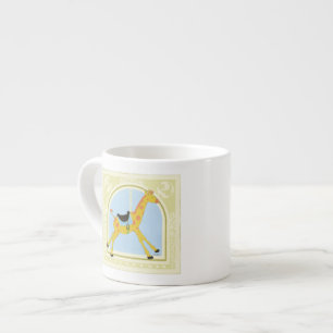 Tasse Expresso Girafe avant juin Bruyère Vess de carrousel