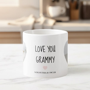 Tasse Expresso Grammy Je t'aime personnalisé Cadeau personnalis