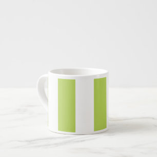 Tasse Expresso Grandes Tailles Vertes, Grandes Tailles Blanches, 