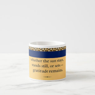 Tasse Expresso Gratitude demeure : une bénédiction pour chaque sp