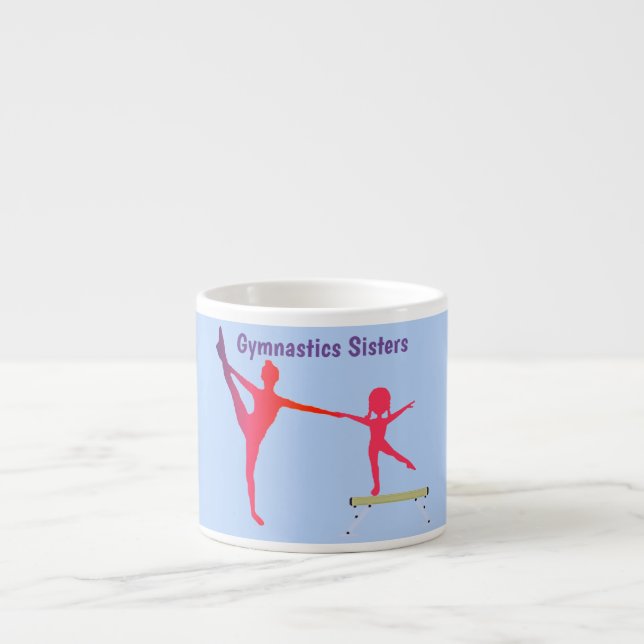 Tasse Expresso Gymnastique Soeurs Espresso Spécialité Mug (Devant)