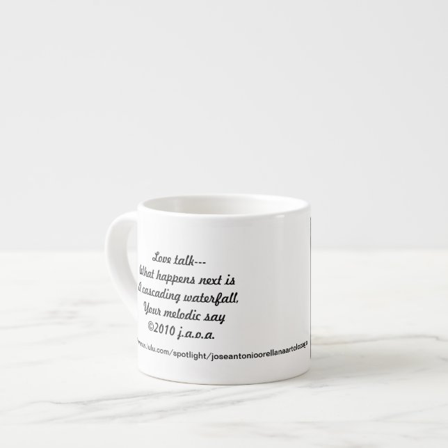 Tasse Expresso Haiku et poèmes #2 d'Artolozaga (Devant gauche)