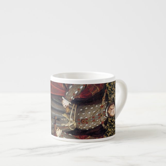 Tasse Expresso Henry VIII Portrait (Devant droit)