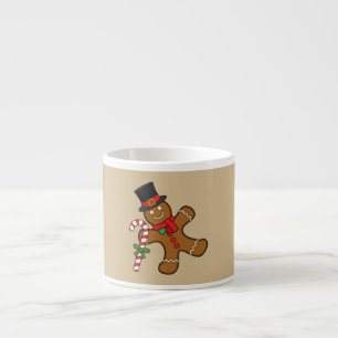 Tasse Expresso Homme de pain d'épice
