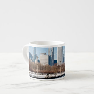 Tasse Expresso Horizon de Chicago à travers le lac Michigan