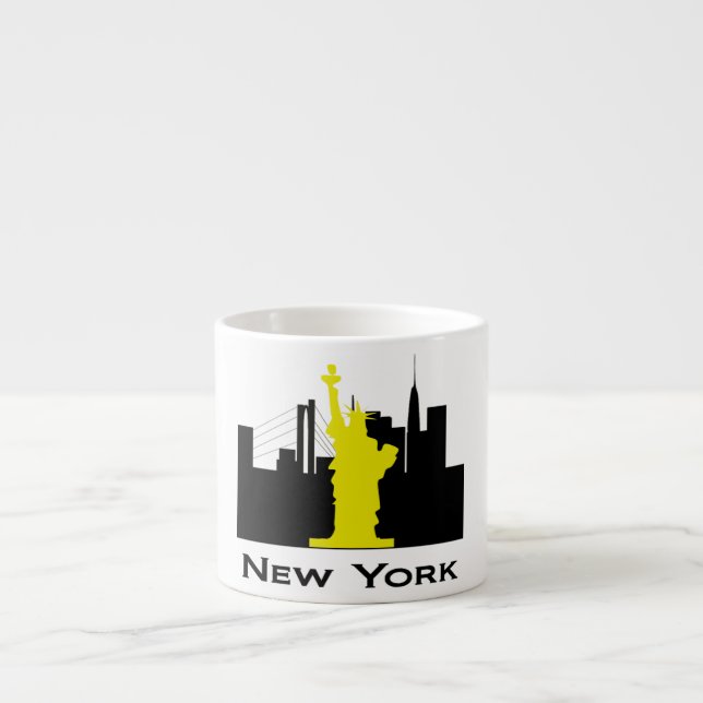 Tasse Expresso Horizon de New York City (Devant)