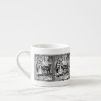 Hotte D'Équitation Blanc Noir Avec Forêt De Loup e