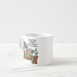 Tasse Expresso Humoristique, laissez grumeux dormir