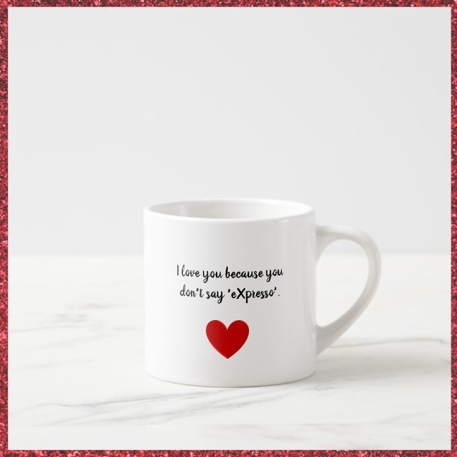 Tasse Expresso I Love You Specialty (Bookmark my store! https://www.zazzle.com/store/capricepetit)