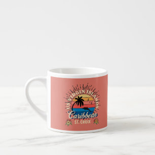 Tasse Expresso Îles Vierges américaines Sainte-Croix USVI Sunset 