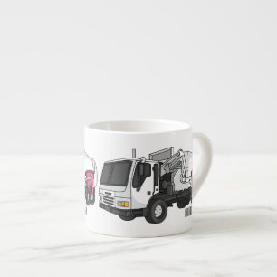 Tasse Expresso Illustration de camion à ordures