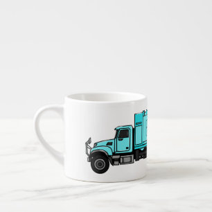 Tasse Expresso Illustration de camion à ordures