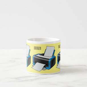 Tasse Expresso Illustration de dessin d'imprimante