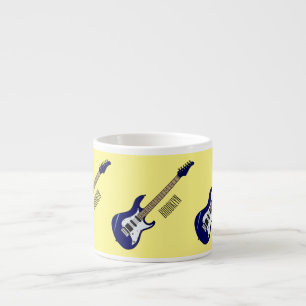 Tasse Expresso Illustration de guitare électrique