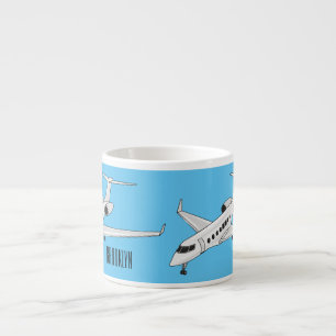 Tasse Expresso Illustration de jet privé