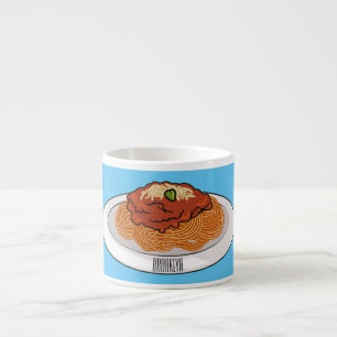 Tasse Expresso Illustration de Spaghetti