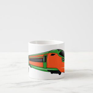 Tasse Expresso Illustration du train à balles