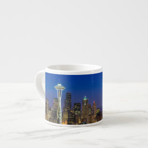 Tasse Expresso Image d'horizon de Seattle en quelques heures de