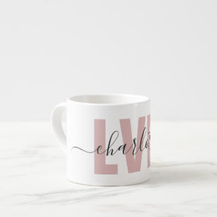 Tasse Expresso Infirmière professionnelle Chic LVN personnalisée