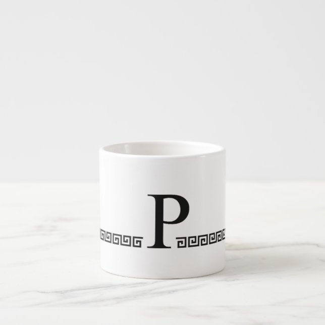 Tasse Expresso Initiale grecque (Devant)