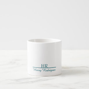 Tasse Expresso Initiale personnalisée et nom Espresso Mug
