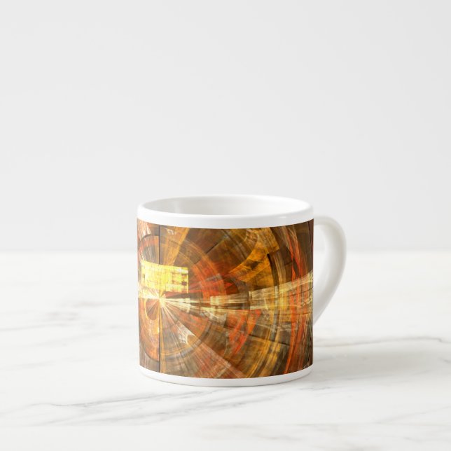 Tasse Expresso Intégrité Art Abstrait Espresso Mug (Devant droit)