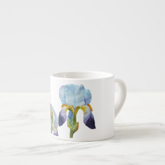 Tasse Expresso Iris d'aquarelle