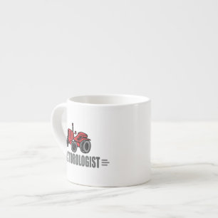 Tasse Expresso J'aime des tracteurs