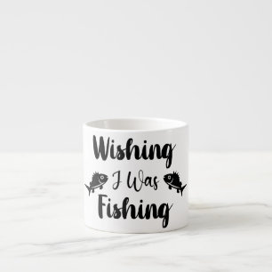 Tasse Expresso J'aimerais pêcher une citation drôle