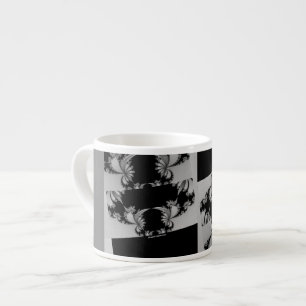 Tasse Expresso Jardin fragile gris