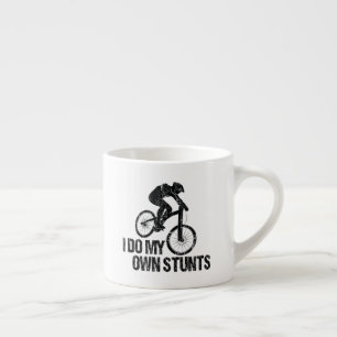 Tasse Expresso Je Fais Mes Propres Pieds En Vélo De Descente Drôl