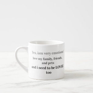Tasse Expresso Je suis derrière toi Frères et sœurs Amis et famil