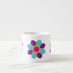 Tasse Expresso Je suis Thriver ! fleur