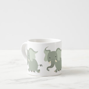 Tasse Expresso Joli Cartoon Elephant Espresso Mug