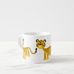 Tasse Expresso Joli Dessin Cheetah Espresso Mug