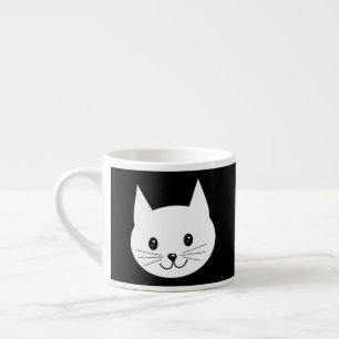 Tasse Expresso Joli Visage De Chat.