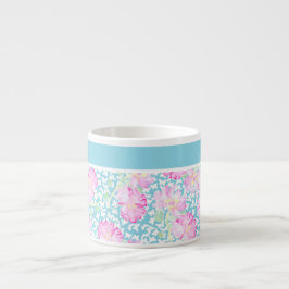 Tasse Expresso Jolie Mug Espresso, Roses Roses Roses Roses, Papil