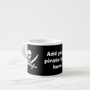 Tasse Expresso Jolly roger drapeau de pirate