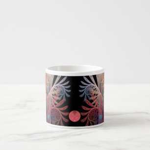 Tasse Expresso Jonglage Abstrait Moderne Fantaisie Art Fractal