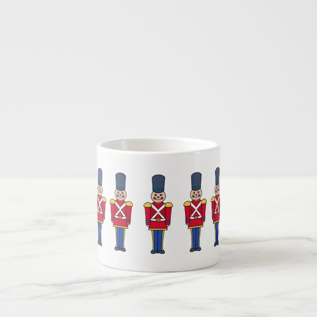 Tasse Expresso Jouet de Noël Soldats Café Mug (Devant)