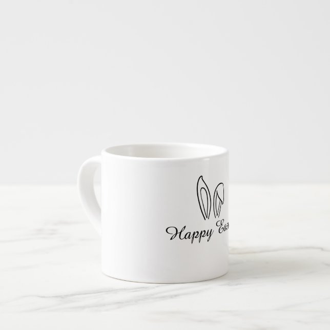 Tasse Expresso Joyeux Espresso Mug de Pâques - Cadeau Festif (Devant gauche)