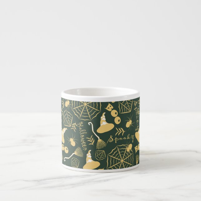 Tasse Expresso Joyeux Halloween (Devant)