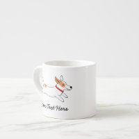 Joyeux Jack Russell Terrier Cartoon Chien Coureur